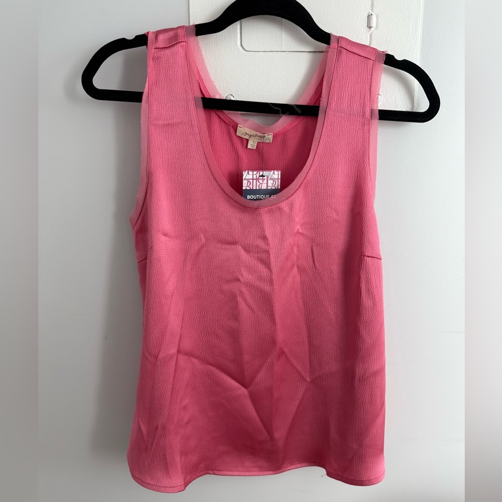 Mystree Vibrant Pink Tank Top